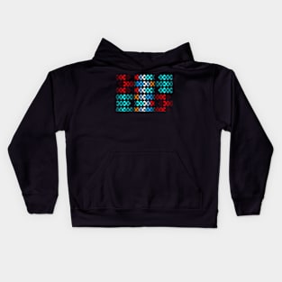 Scattered Checkers Kids Hoodie